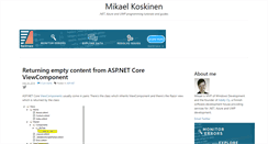 Desktop Screenshot of mikaelkoskinen.net